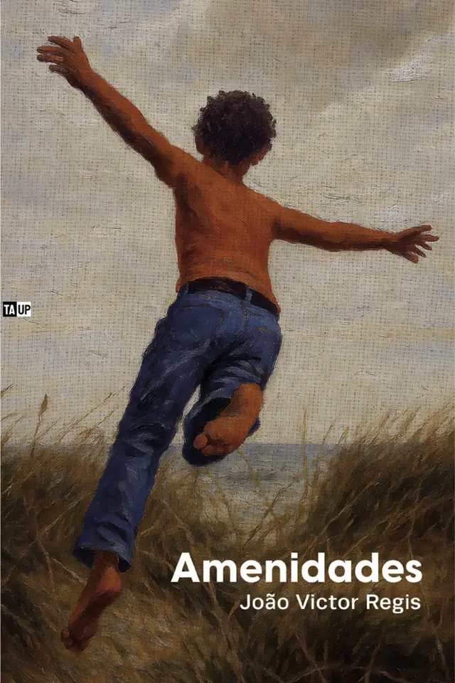Cover of the book Amenidades, by João Victor Regis — design by Jéssica Iancoski (TAUP)
