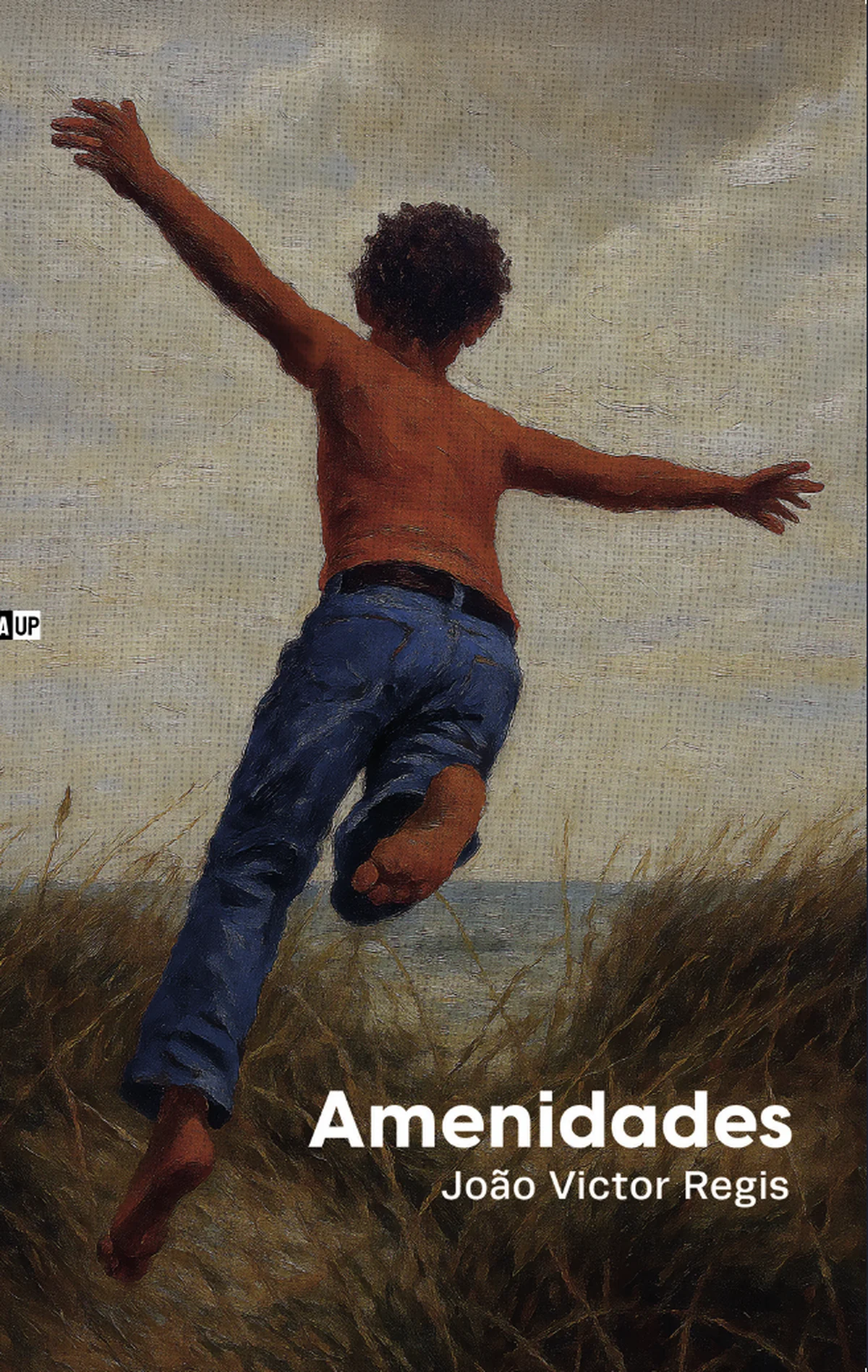 Capa do livro Amenidades, de João Victor Regis — design de Jéssica Iancoski (TAUP)