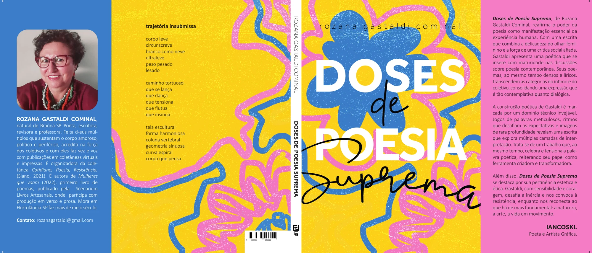 Doses de poesia suprema — Capa aberta