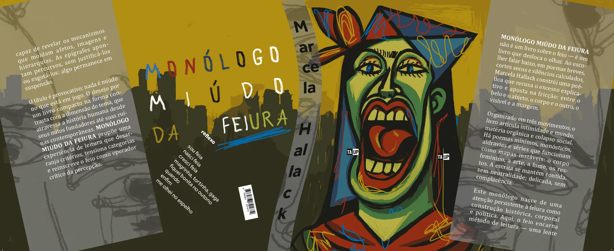 Monólogo miúdo da feiura — Couverture dépliée