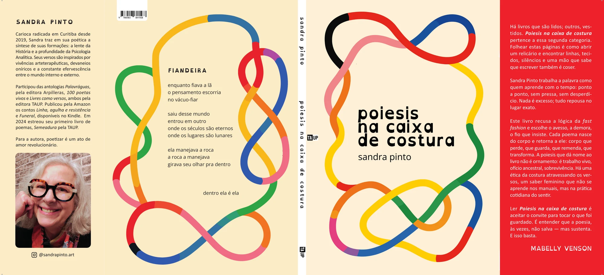 Poiesis na caixa de costura — Capa aberta