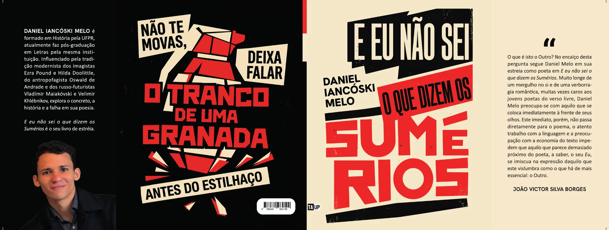 E eu não sei o que dizem os Sumérios — Capa aberta