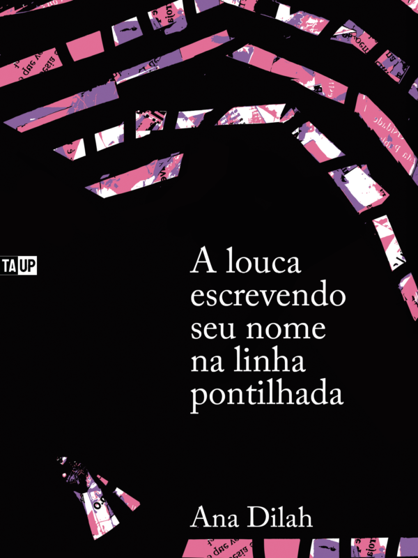 A Louca escrevendo seu nome na linha pontilhada